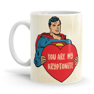 You Are My Kryptonite - Superman Ceramic Home Kitchen Drinking Coffee Milk Mug (350ml/11oz, Made in USA) - Glow-Paradise