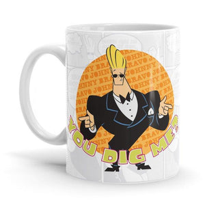 You Dig Me - Johnny Bravo Ceramic Home Kitchen Drinking Coffee Milk Mug (350ml/11oz, Made in USA) - Glow-Paradise